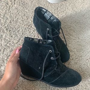 Black Suede Women's Kala Booties